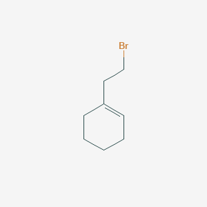 molecular formula C8H13B B1278963 1-(2-Bromoethyl)cyclohex-1-ene CAS No. 42185-54-6