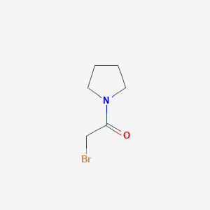molecular formula C6H10BrNO B1278964 2-Bromo-1-(1-pyrrolidinyl)-1-ethanone CAS No. 90892-09-4