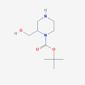 molecular formula C10H20N2O3 B1278965 Tert-butyl 2-(hydroxymethyl)piperazine-1-carboxylate CAS No. 205434-75-9