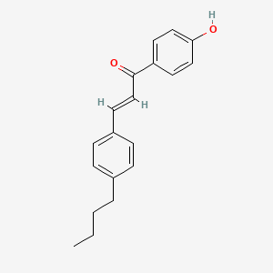 molecular formula C19H20O2 B1278974 4-Butyl-4'-hydroxychalcone CAS No. 385810-21-9