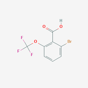 molecular formula C8H4BrF3O3 B1278975 2-Bromo-6-(trifluoromethoxy)benzoic acid CAS No. 403646-46-8