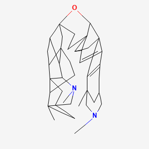 molecular formula C42H58N2O B12789757 Staphidine CAS No. 59588-15-7