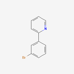 molecular formula C11H8BrN B1278976 2-(3-Bromophenyl)pyridine CAS No. 4373-60-8