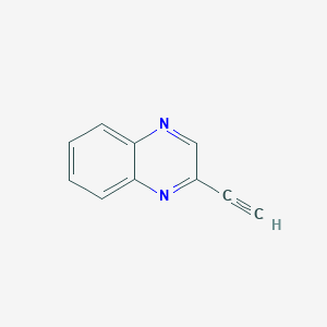 molecular formula C10H6N2 B1278985 2-Ethynylquinoxaline CAS No. 98813-70-8