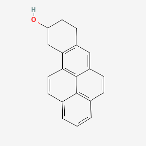 molecular formula C20H16O B12789882 7,8,9,10-Tetrahydrobenzo(a)pyren-9-ol CAS No. 94849-97-5
