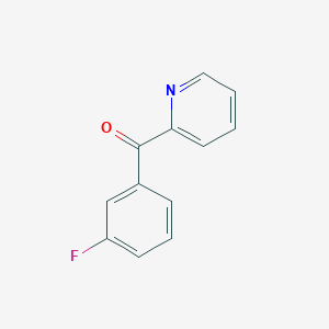 molecular formula C12H8FNO B1278993 2-(3-Fluorobenzoyl)pyridine CAS No. 898779-78-7