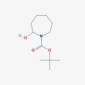 molecular formula C11H21NO3 B1278998 叔丁基2-羟基氮杂庚烷-1-羧酸酯 CAS No. 178172-34-4