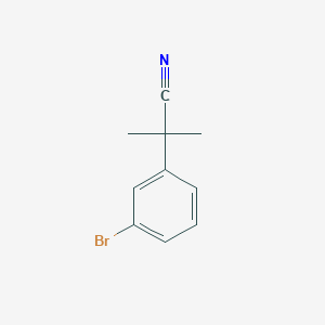 B1278999 2-(3-Bromophenyl)-2-methylpropanenitrile CAS No. 90433-20-8