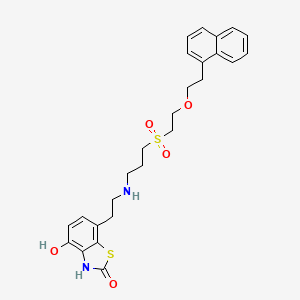 molecular formula C26H30N2O5S2 B12790004 W385HS2Jpv CAS No. 438576-82-0