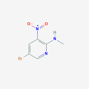 molecular formula C6H6BrN3O2 B1279009 5-溴-N-甲基-3-硝基吡啶-2-胺 CAS No. 70232-59-6