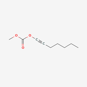 molecular formula C9H14O3 B12790090 Hept-1-yn-1-yl methyl carbonate CAS No. 97952-37-9