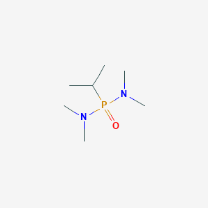 molecular formula C7H19N2OP B12790102 P-Isopropyl-N,N,N',N'-tetramethylphosphonic diamide CAS No. 23685-49-6