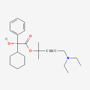 molecular formula C24H35NO3 B12790134 Temiverine, (R)- CAS No. 189577-06-8