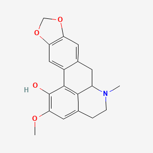 molecular formula C19H19NO4 B12790140 (+/-)-Domesticine CAS No. 24316-05-0