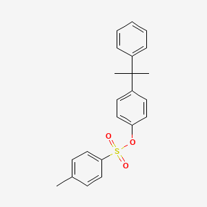molecular formula C22H22O3S B12790145 [4-(2-Phenylpropan-2-yl)phenyl] 4-methylbenzenesulfonate CAS No. 7598-30-3