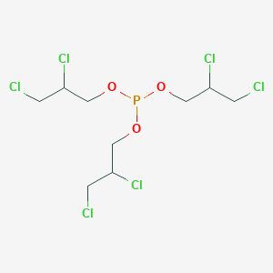 molecular formula C9H15Cl6O3P B12790156 Tris(2,3-dichloropropyl) phosphite CAS No. 6145-79-5