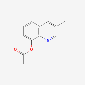 molecular formula C12H11NO2 B1279018 3-甲基喹啉-8-基乙酸酯 CAS No. 185961-44-8