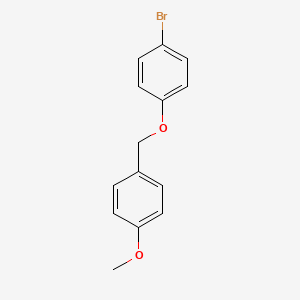 molecular formula C14H13BrO2 B1279024 1-(4-Bromophenoxymethyl)-4-methoxybenzene CAS No. 16201-43-7