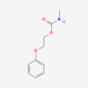 molecular formula C10H13NO3 B12790277 2-Phenoxyethyl methylcarbamate CAS No. 21998-05-0