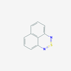 molecular formula C10H6N2S B12790328 Naphtho(1,8-cd)(1,2,6)thiadiazine-2-S(super IV) CAS No. 6766-90-1