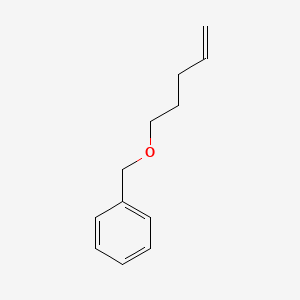 molecular formula C12H16O B1279034 [(Pent-4-en-1-yloxy)methyl]benzene CAS No. 81518-74-3