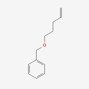 molecular formula C12H16O B1279034 苯，[(4-戊烯氧基)甲基]- CAS No. 81518-74-3