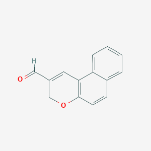 B1279037 3H-benzo[f]chromene-2-carbaldehyde CAS No. 61699-01-2