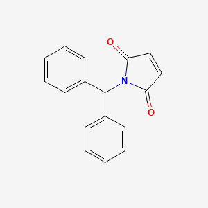 molecular formula C17H13NO2 B12790491 1-(diphenylmethyl)-1H-pyrrole-2,5-dione CAS No. 32620-66-9
