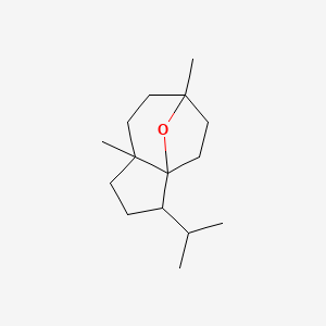molecular formula C15H26O B12790498 5,8-Epoxydaucane CAS No. 56484-24-3