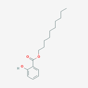 molecular formula C17H26O3 B12790537 Decyl 2-hydroxybenzoate CAS No. 16309-18-5