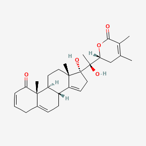 molecular formula C28H36O5 B12790627 Withanolide L CAS No. 50932-24-6