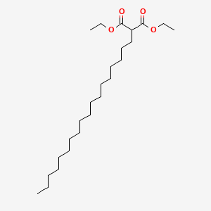 molecular formula C25H48O4 B12790679 Diethyl octadecylpropanedioate CAS No. 7154-71-4