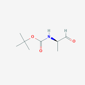 molecular formula C8H15NO3 B1279068 (R)-tert-Butyl (1-oxopropan-2-yl)carbamate CAS No. 82353-56-8