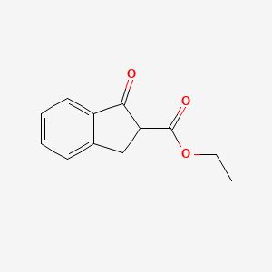 molecular formula C12H12O3 B1279070 ethyl 1-oxo-2,3-dihydro-1H-indene-2-carboxylate CAS No. 6742-25-2