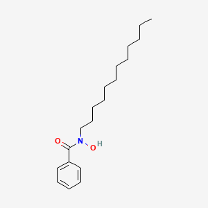 molecular formula C19H31NO2 B12790750 N-Dodecyl-N-hydroxybenzamide CAS No. 56918-98-0