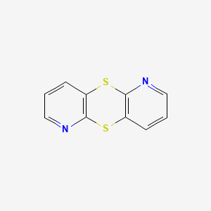 molecular formula C10H6N2S2 B12790836 9,10-Dithia-1,5-diaza-anthracene CAS No. 53102-25-3