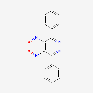 molecular formula C16H10N4O2 B12790853 4,5-Dinitroso-3,6-diphenylpyridazine CAS No. 6624-54-0