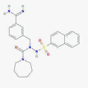 molecular formula C25H29N5O3S B12790868 LK-732 CAS No. 673485-33-1