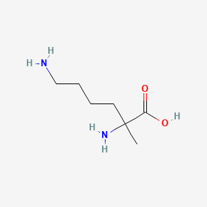 molecular formula C7H16N2O2 B12790895 2-Methyllysine CAS No. 64817-96-5