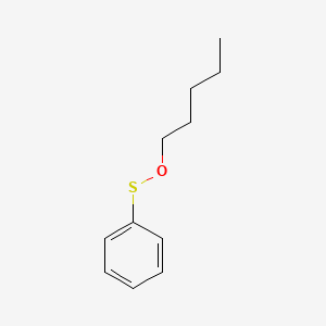 molecular formula C11H16OS B1279090 Benzenesulfenic Acid Pentyl Ester 