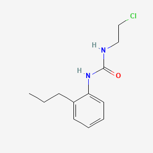 molecular formula C12H17ClN2O B12790968 1-(2-Chloroethyl)-3-(2-propylphenyl)urea CAS No. 102433-65-8