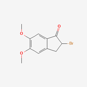 molecular formula C11H11BrO3 B1279097 2-Bromo-5,6-dimethoxy-indan-1-one CAS No. 2747-08-2
