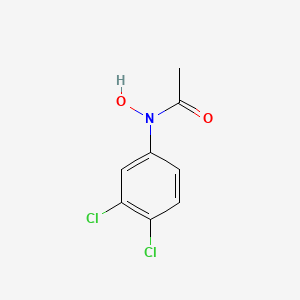 molecular formula C8H7Cl2NO2 B12790979 N-Hydroxy-3,4-dichloroacetanilide CAS No. 86412-49-9