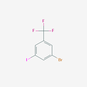 molecular formula C7H3BrF3I B1279103 3-Bromo-5-iodobenzotrifluoride CAS No. 481075-59-6