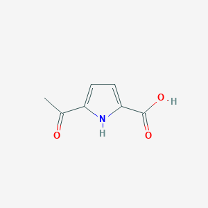 molecular formula C7H7NO3 B1279107 5-acetyl-1H-pyrrole-2-carboxylic Acid CAS No. 635313-65-4