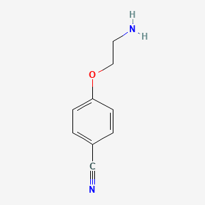 molecular formula C9H10N2O B1279108 4-(2-Aminoethoxy)benzonitrile CAS No. 67333-09-9