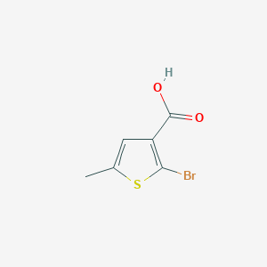 molecular formula C6H5BrO2S B1279116 2-Bromo-5-methylthiophene-3-carboxylic acid CAS No. 221061-14-9