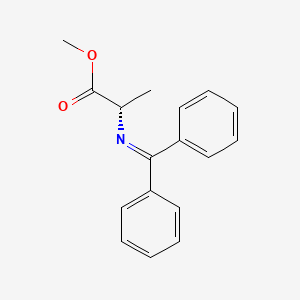 molecular formula C17H17NO2 B1279121 methyl N-(diphenylmethylene)alaninate 