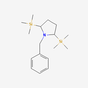 molecular formula C17H31NSi2 B1279123 1-苄基-2,5-双(三甲基甲硅烷基)吡咯烷 CAS No. 154344-51-1