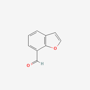 molecular formula C9H6O2 B1279132 苯并呋喃-7-甲醛 CAS No. 95333-14-5